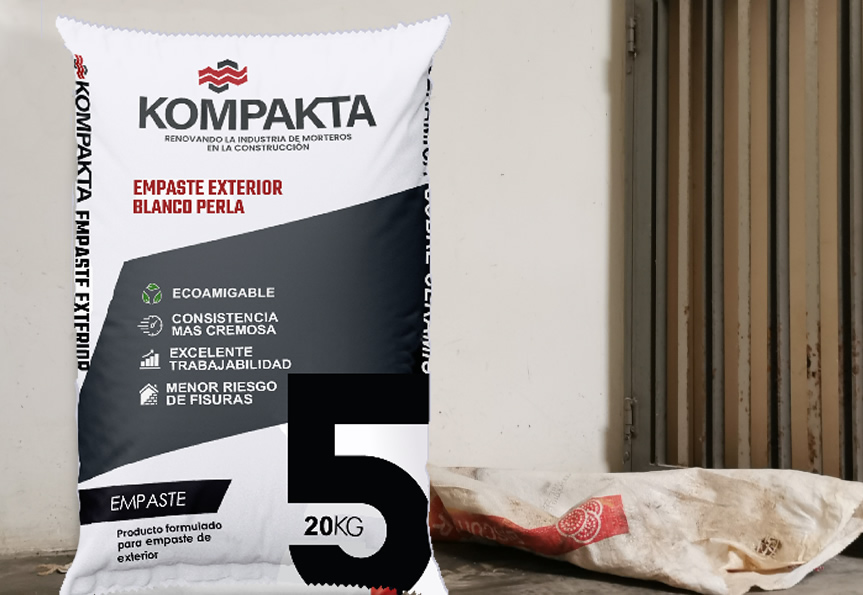 EMPASTE EXTERIOR Fermintesa, Hidroxido de calcio, Carbonato de Calcio, Zeolita Natural